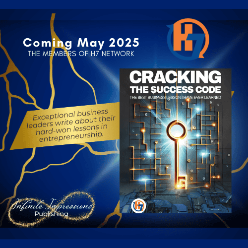 Cracking the Success Code: The Best Business Lesson I Ever Learned 1 Cracking the Success Code: The Best Business Lesson I Ever Learned. 1st edition of the H7 Network Anthology Series in collaboration with Infinite Impressions